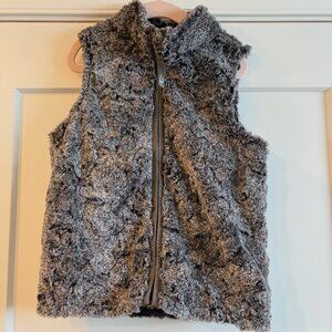 Kids North Face Faux Fur Vest